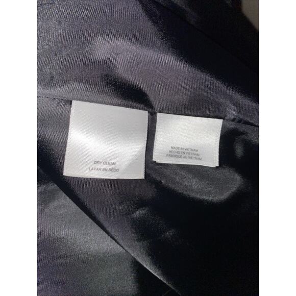 KASPER BLACK LONG LINED OPEN BLAZER JACKET POCKETS CAREER PLUS SIZE 20W - Picture 7 of 10